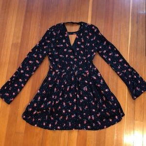 Free People Floral Mini-Dress